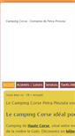 Mobile Screenshot of camping-domaine-de-petra-pinzuta.com