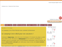 Tablet Screenshot of camping-domaine-de-petra-pinzuta.com